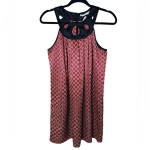 To the Max Red and Black Sleeveless Dress